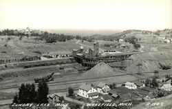 Sunday Lake Mine Wakefield, MI Postcard Postcard