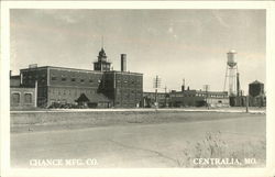 Chance Mfg. Co Centralia, MO Postcard Postcard