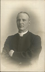 Photgraphic portait of a priest Postcard