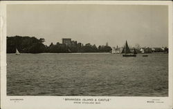 Branksea Island & Castle Postcard