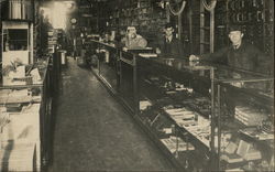 Interior View of Shop, Probably Massachusetts Postcard