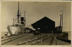 Loading Bananas, Tela Wharf Honduras Central America Postcard Postcard