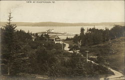 View at Eggemoggin, Me Maine Postcard Postcard