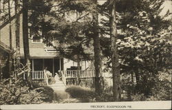 Firecroft - House in the Woods Eggemoggin, ME Postcard Postcard