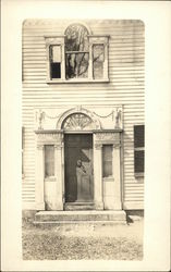 Doorway and Window in Hubbardston Massachusetts Postcard Postcard