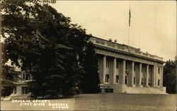 Douglas County Court House and Grounds Postcard