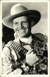 Gene Autry Actors Postcard Postcard