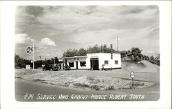 P.M. Service and Cabins Prince Albert South Saskatchewan Canada Postcard Postcard