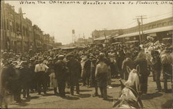 When the Oklahoma Boosters Came to Frederick Postcard Postcard