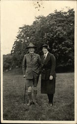 Baden-Powell and Wife Boy Scouts Postcard Postcard