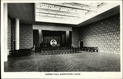 Assembly Hall, Baden-Powell House Boy Scouts Postcard Postcard