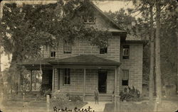 Boy Scout Home from Hike Postcard