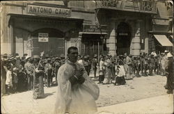 Scout Guard of Honor by the Valletta Troop Postcard