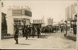 Boy Scouts in Parade Postcard Postcard