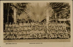 White Boy Scouts, Fiji Postcard