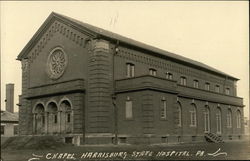 Chapel, Harrisburg State Hospital Postcard