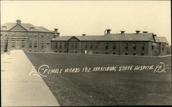 Female Wards 1 & 2, Harrisburg State Hospital Pennsylvania Postcard Postcard