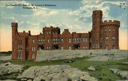 The Castle, Ex. Gov. C.W. Lippitt's Residence Newport, RI Postcard Postcard