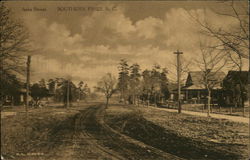 Residential View of Ashe Street Postcard