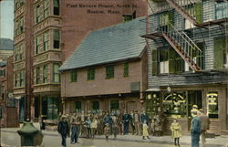 Paul Revere House, North Street Boston, MA Postcard Postcard