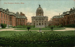 City Hospital and Grounds Postcard