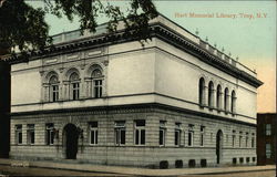 Hart Memorial Library Postcard