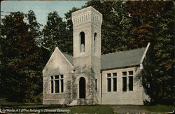 Office Building in Oakwood Cemetery Syracuse, NY Postcard Postcard