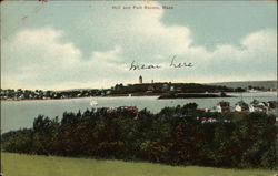 Hull and Fort Revere Massachusetts Postcard Postcard