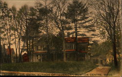 Home of Dr Smith, Author of "America" Newton, MA Postcard Postcard