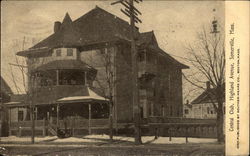 Central Club , Highland Avenue Somerville, MA Postcard Postcard