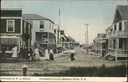 Portsmouth Avenue Hampton Beach, NH Postcard Postcard