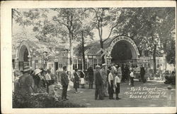 Park Depot, Miniature Railway, House of David Postcard