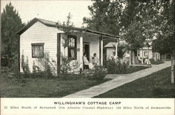 Willingham's Cottage Camp Postcard