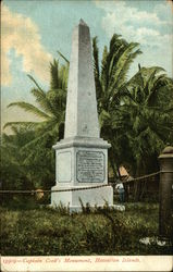 Captain Cook's Monument Hawaii Postcard Postcard