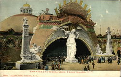 Entrance to Dreamland Coney Island, NY Postcard Postcard