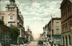 Shelden Street Houghton, MI Postcard Postcard