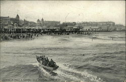 Coming In From a Fishing Trip Asbury Park, NJ Postcard Postcard