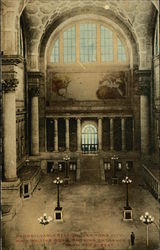 Pennsylvania Station Main Waiting Room Near 33rd Street New York, NY Postcard Postcard