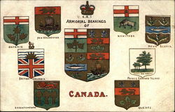 Armorial Bearings of Canada Misc. Canada Postcard Postcard