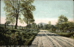 Scenic View - Road to Mt Tom Holyoke, MA Postcard Postcard