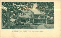 Greetings from the Browning House Postcard