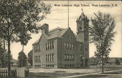 West Lebanon High School New Hampshire Postcard Postcard