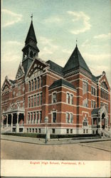 English High School Providence, RI Postcard Postcard