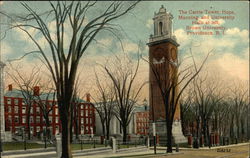 Brown University - Carrie Tower, Hope, Manning and University Halls Postcard