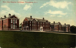 New City Hospital Buildings Postcard