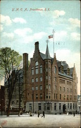 Street View of YMCA Providence, RI Postcard Postcard