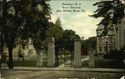 Brown University, John Nicholas Brown Gate Providence, RI Postcard Postcard