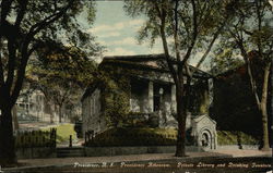 Providence Atheneum, Private Library and Drinking Fountain Rhode Island Postcard Postcard