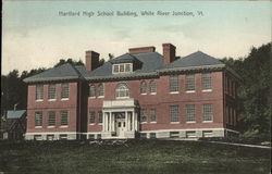 Hartford High School Building Postcard