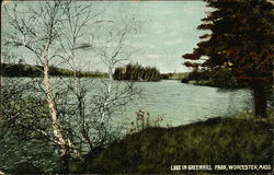 Lake in Greenhill Park Postcard